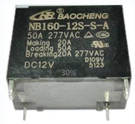 NB160 SUBMINIATURE GENERAL POWER RELAY 50A D109V